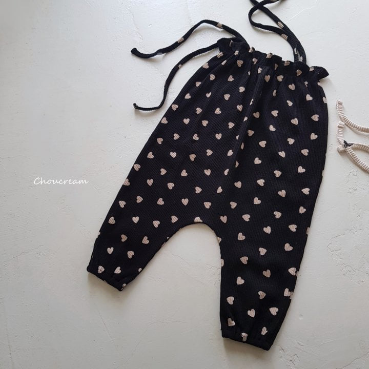 Choucream - Korean Baby Fashion - #babygirlfashion - Heart Overall - 6