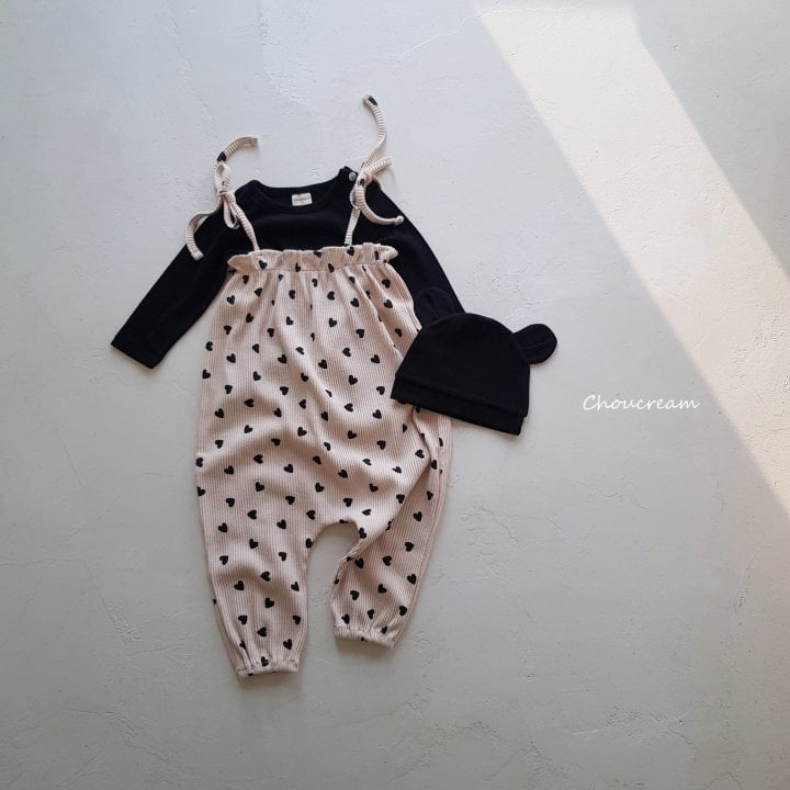 Choucream - Korean Baby Fashion - #babyoutfit - Heart Overall - 11