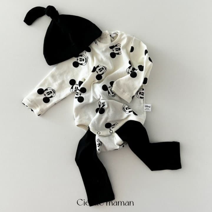 Ciel De Maman - Korean Baby Fashion - #babyoutfit - Mouse Suit Set - 2