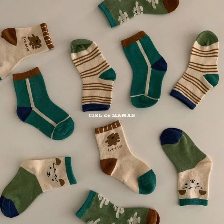 Ciel De Maman - Korean Children Fashion - #discoveringself - Green Socks