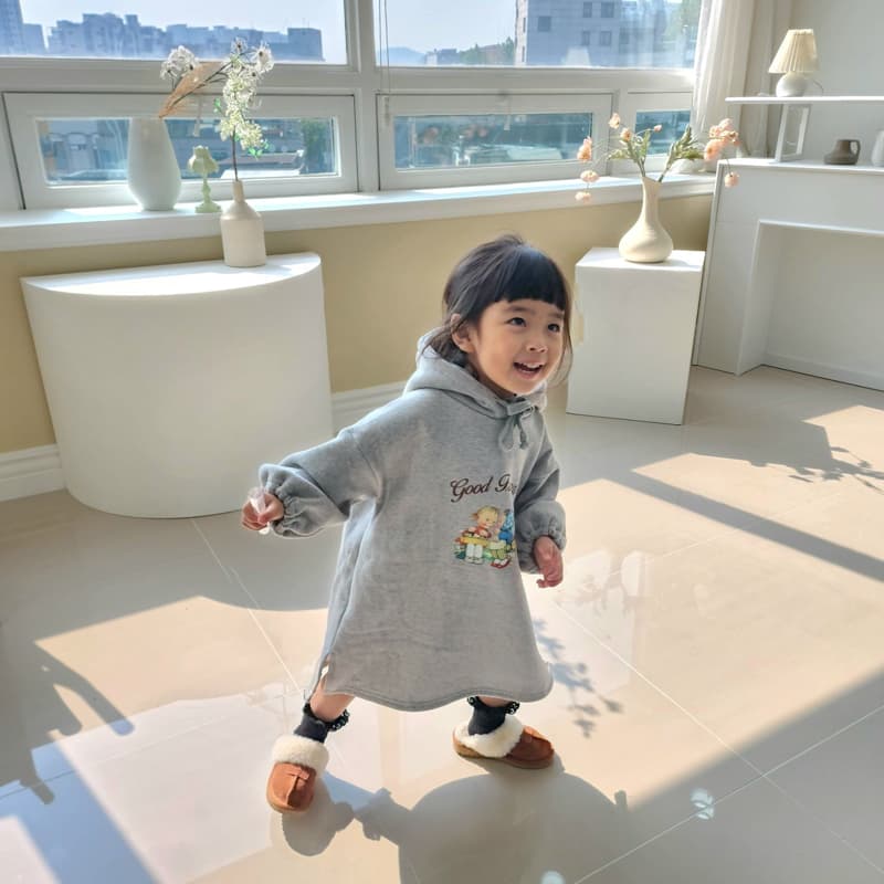 Color - Korean Children Fashion - #childofig - Girl Hooded Dress