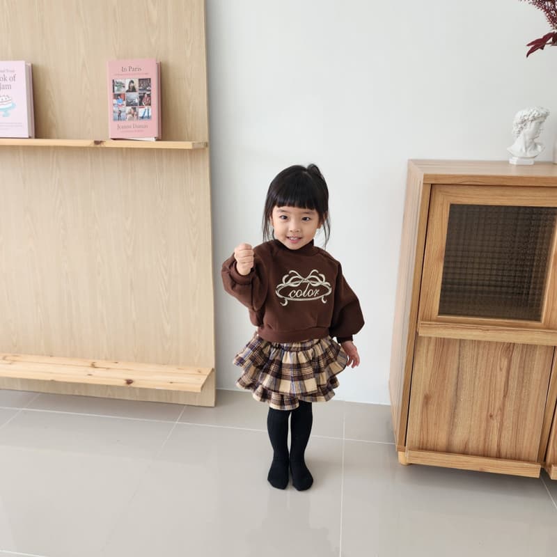 Color - Korean Children Fashion - #kidsshorts - Smile Sweatshirt