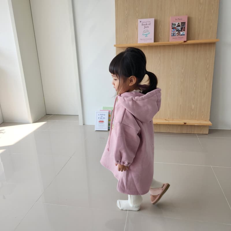 Color - Korean Children Fashion - #kidzfashiontrend - Girl Hooded Dress - 8