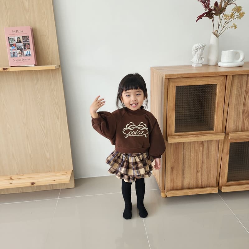 Color - Korean Children Fashion - #kidzfashiontrend - Smile Sweatshirt - 3