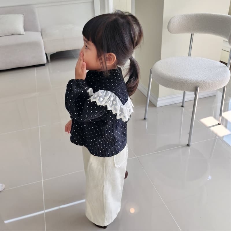 Color - Korean Children Fashion - #Kfashion4kids - Water Drop Blouse - 4