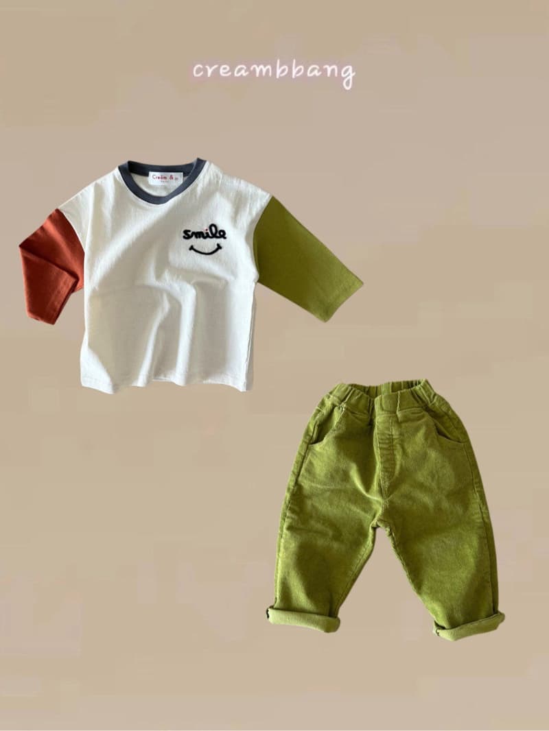 Cream Bbang - Korean Children Fashion - #Kfashion4kids - Smile Raglan Tee - 10