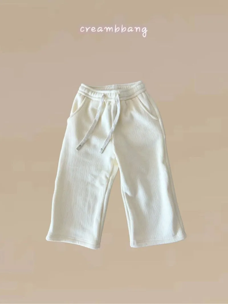 Cream Bbang - Korean Children Fashion - #Kfashion4kids - Bonding Ribbed Pants - 3