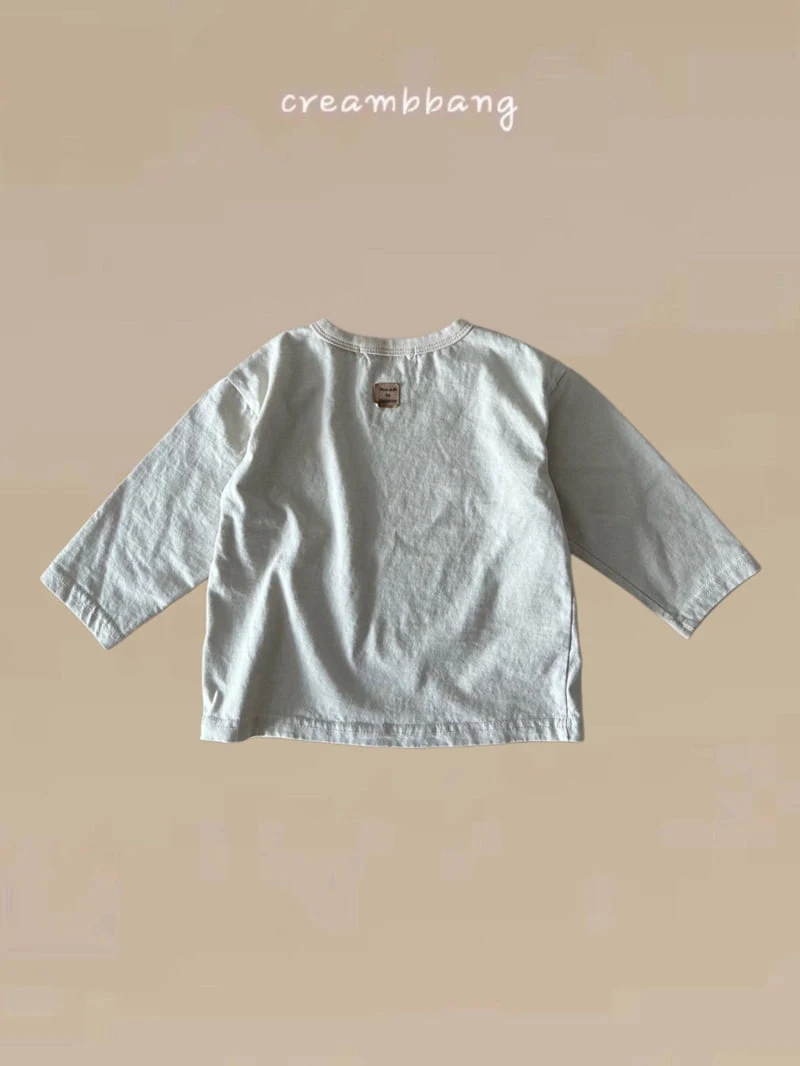 Cream Bbang - Korean Children Fashion - #kidsshorts - Bio Washing Tee - 7