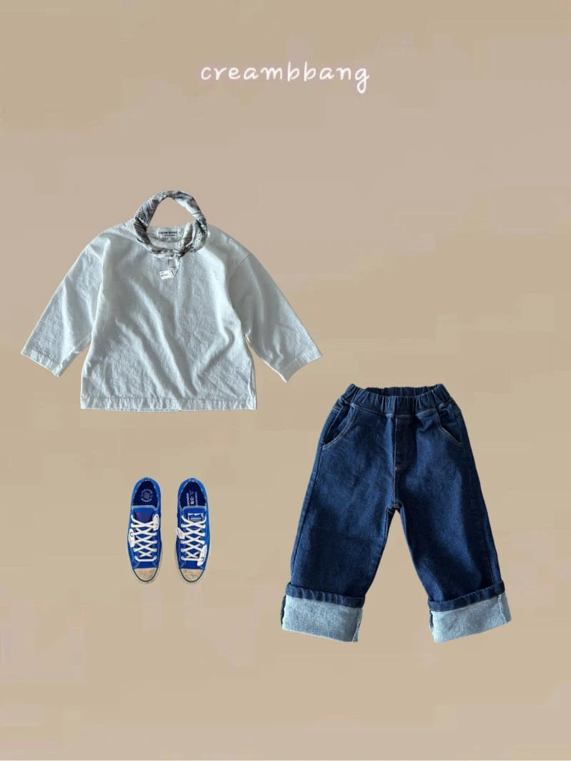 Cream Bbang - Korean Children Fashion - #littlefashionista - Bio Washing Tee - 11