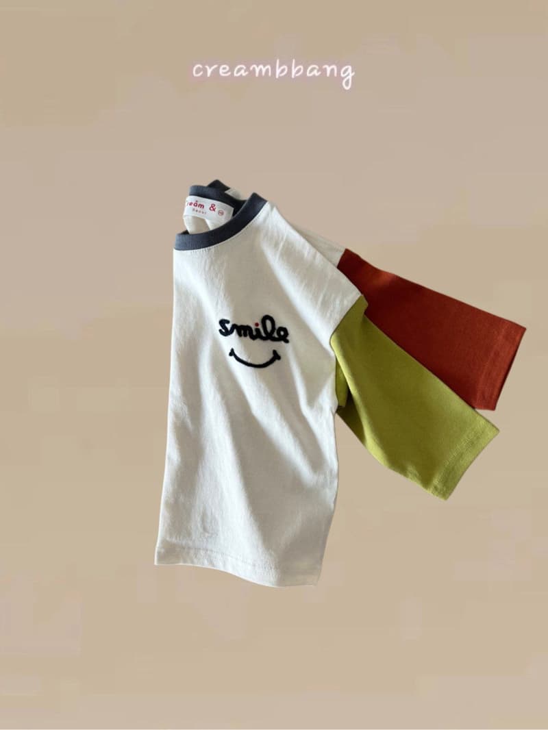 Cream Bbang - Korean Children Fashion - #littlefashionista - Smile Raglan Tee - 11