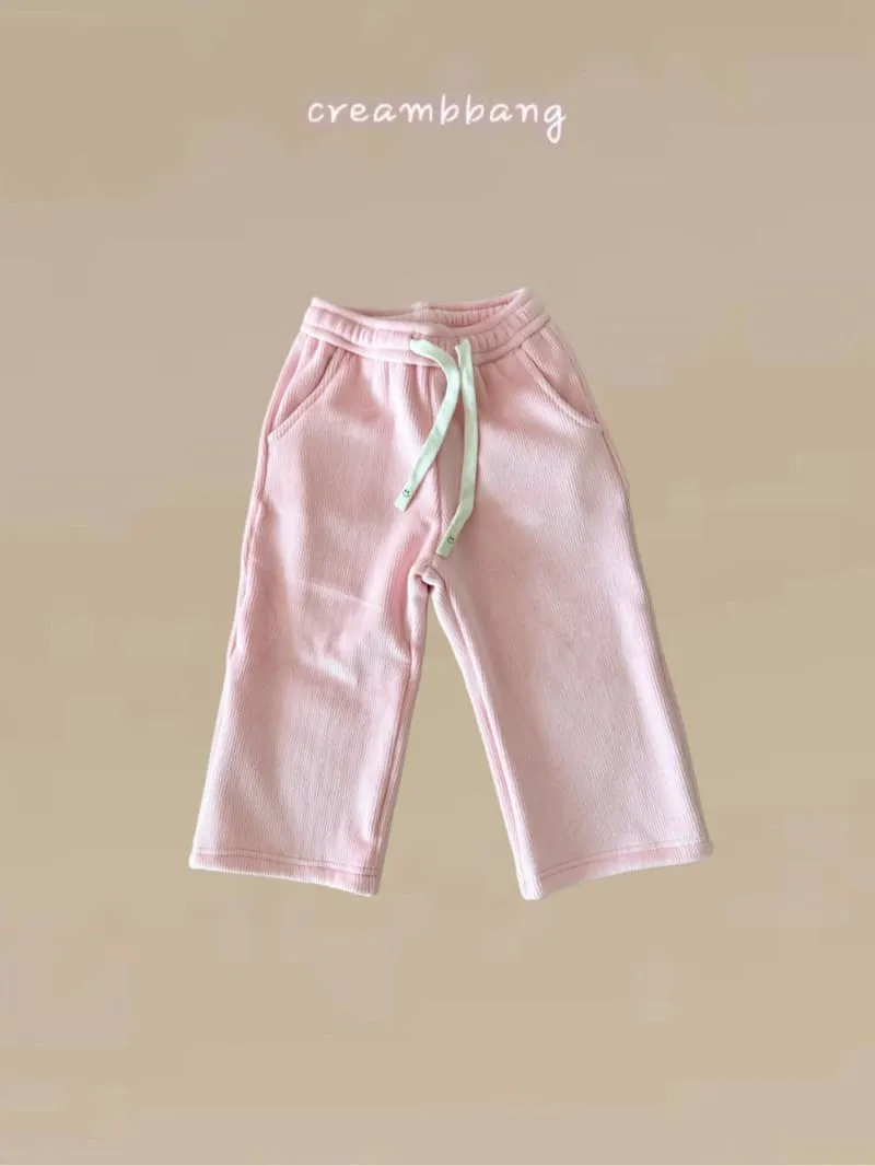 Cream Bbang - Korean Children Fashion - #Kfashion4kids - Bonding Ribbed Pants - 4