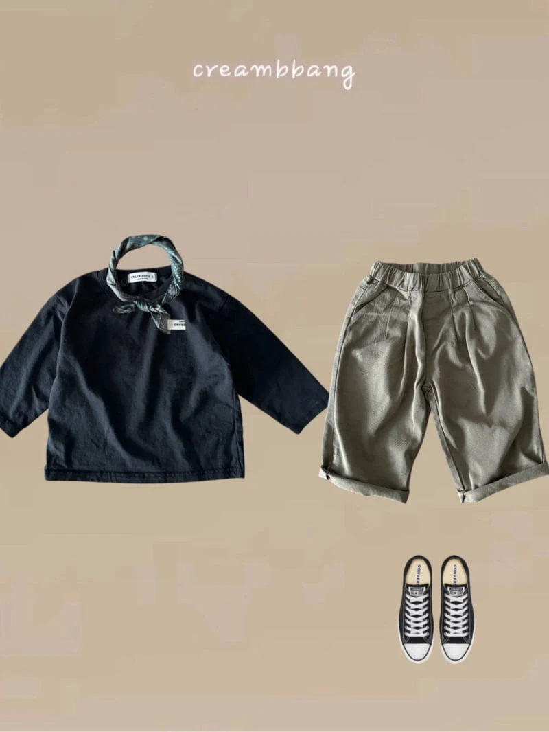 Cream Bbang - Korean Children Fashion - #magicofchildhood - Rayon Pleats Baggy Pants - 11