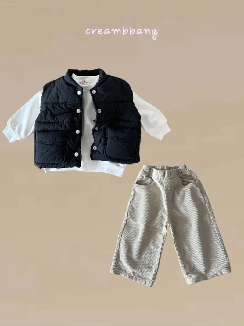 Cream Bbang - Korean Children Fashion - #magicofchildhood - Light Warm Padding Vest - 11