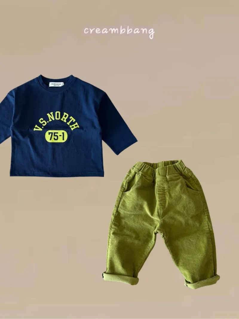 Cream Bbang - Korean Children Fashion - #magicofchildhood - Corduroy Baggy Pants - 10