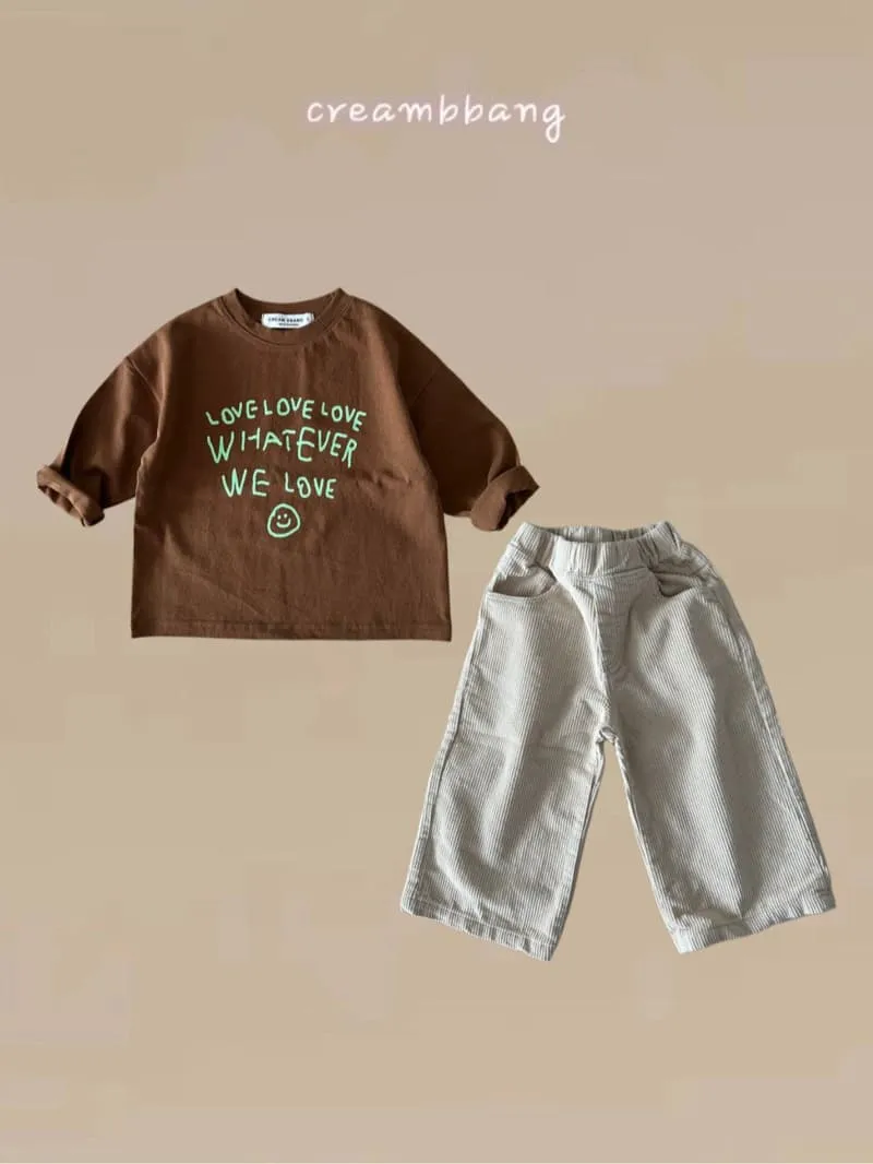 Cream Bbang - Korean Children Fashion - #prettylittlegirls - Love Single Tee - 9