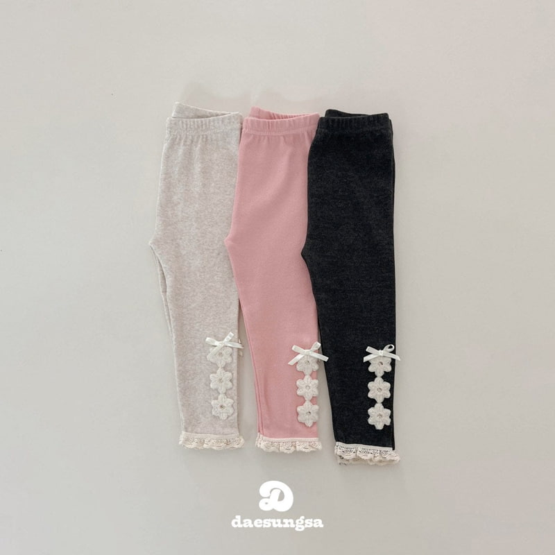 Dae Sung Sa - Korean Children Fashion - #Kfashion4kids - Tuwa Ribbon Leggins