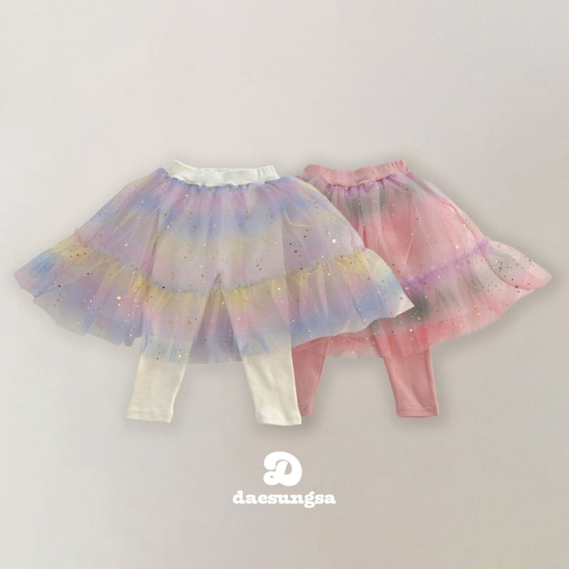 Dae Sung Sa - Korean Children Fashion - #childofig - Rainbow Star Skirt Leggings - 5