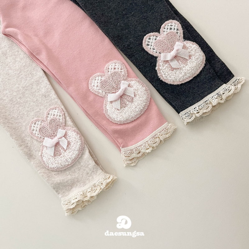 Dae Sung Sa - Korean Children Fashion - #childrensboutique - Lucky Rabbit Leggings - 8