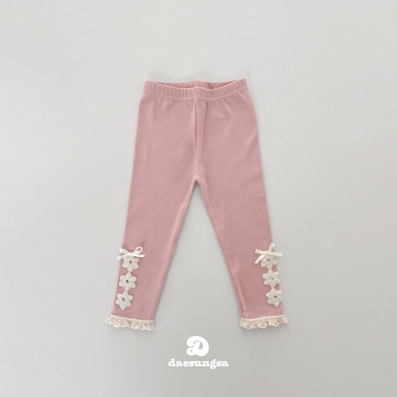 Dae Sung Sa - Korean Children Fashion - #magicofchildhood - Tuwa Ribbon Leggins - 4