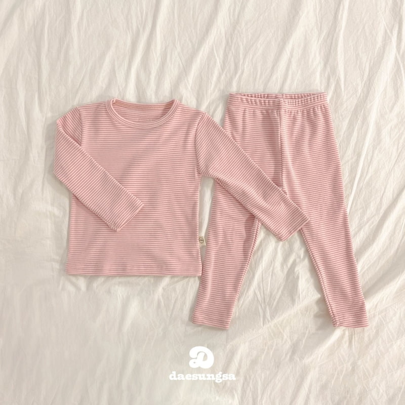 Dae Sung Sa - Korean Children Fashion - #prettylittlegirls - Peach Warm Dangara Set - 2