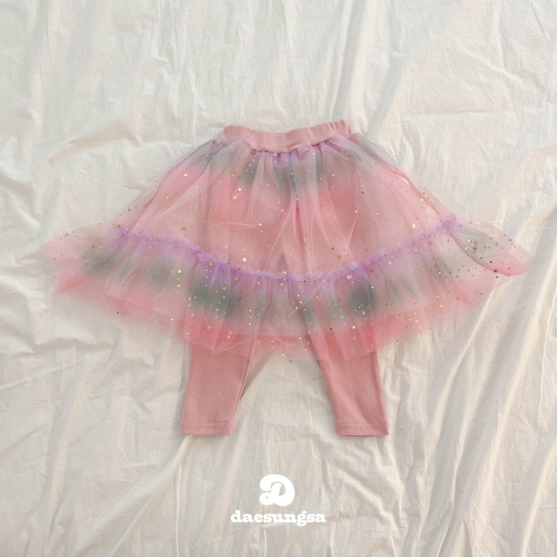 Dae Sung Sa - Korean Children Fashion - #prettylittlegirls - Rainbow Star Skirt Leggings