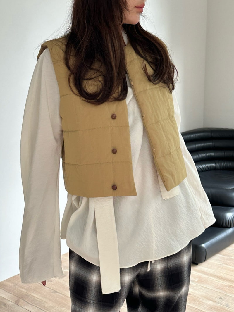 Dailyjud - Korean Women Fashion - #momslook - Harris Tie Blouse - 10