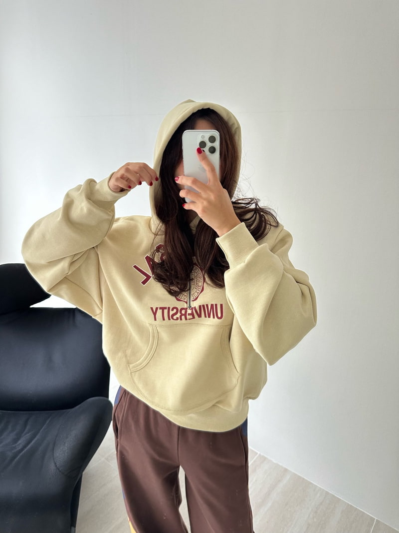 Dailyjud - Korean Women Fashion - #momslook - Universal Hood Sweatshirts - 5