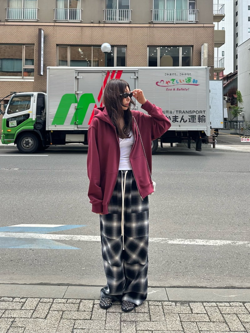 Dailyjud - Korean Women Fashion - #momslook - Roynet Check Pants - 5