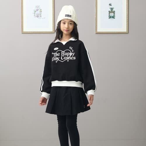 Dawon - Korean Children Fashion - #Kfashion4kids - Banding Collar Top