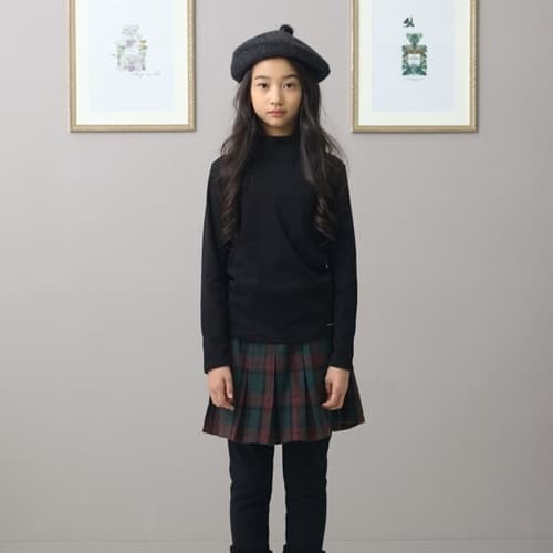 Dawon - Korean Children Fashion - #kidsshorts - Half Turtleneck Tee