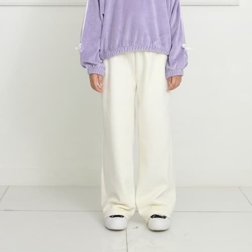 Dawon - Korean Children Fashion - #todddlerfashion - Rib Wide Pants