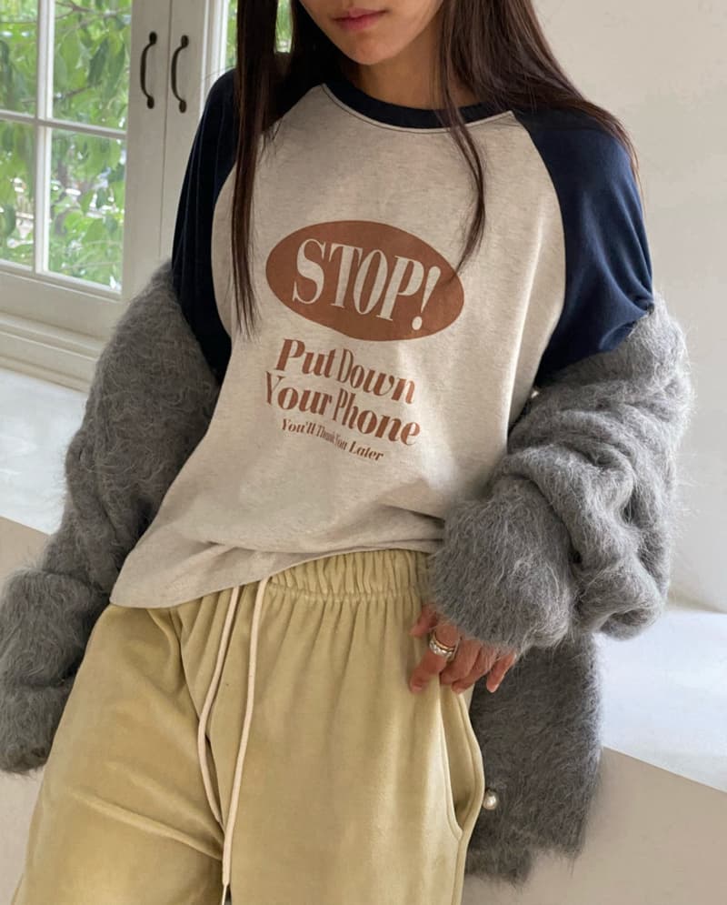 Diana - Korean Women Fashion - #momslook - Stop Raglan Tee - 8