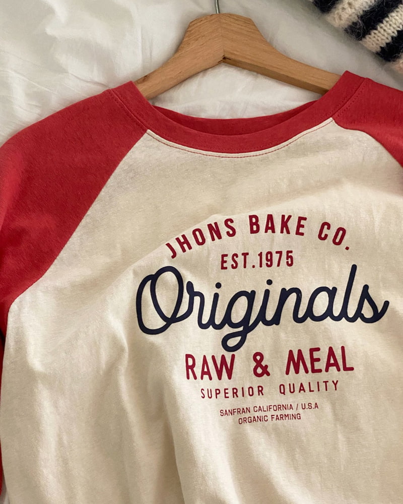 Diana - Korean Women Fashion - #thelittlethings - Bake Raglan Tee - 3