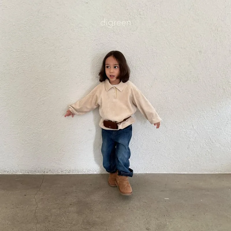 Digreen - Korean Children Fashion - #Kfashion4kids - Cozy Collar Tee - 7