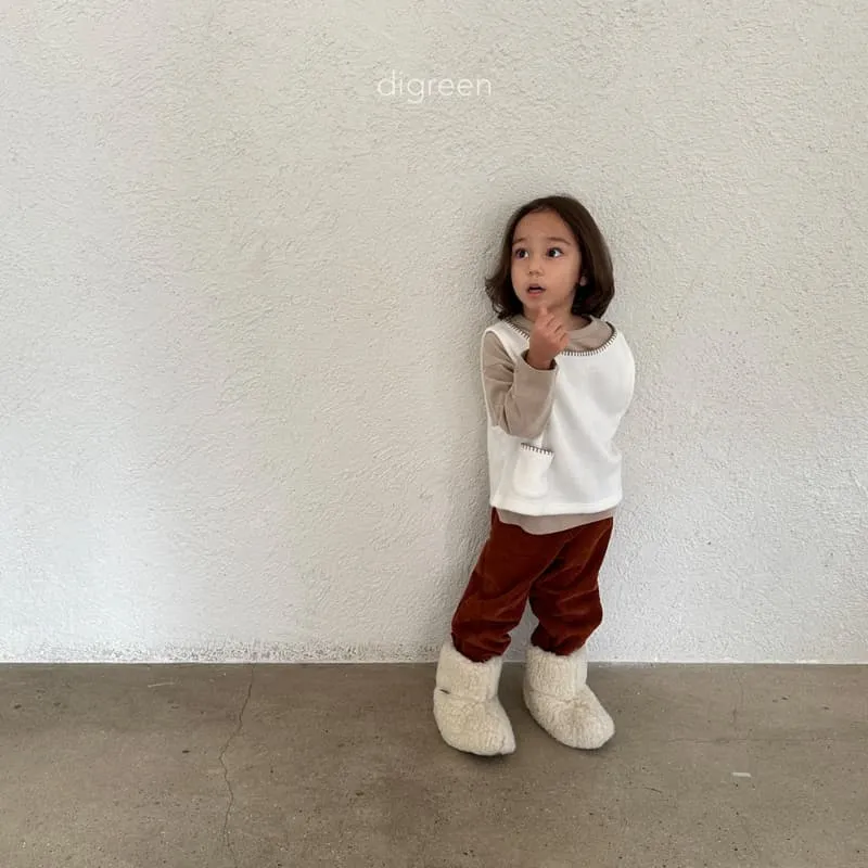 Digreen - Korean Children Fashion - #designkidswear - Red Bean Pants - 8