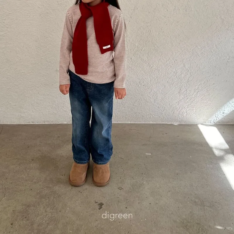 Digreen - Korean Children Fashion - #discoveringself - Flip Mock Neck Tee - 11