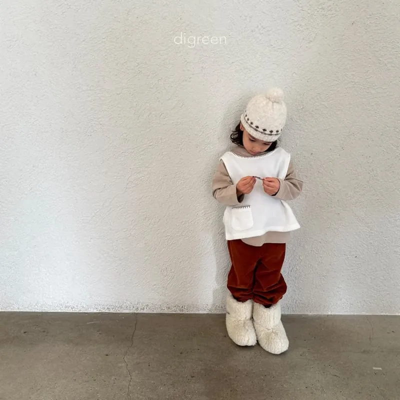 Digreen - Korean Children Fashion - #discoveringself - Red Bean Pants - 9