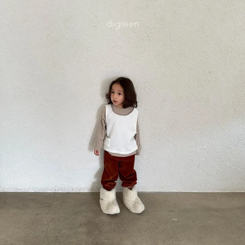 Digreen - Korean Children Fashion - #fashionkids - Red Bean Pants - 10