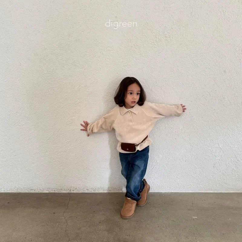 Digreen - Korean Children Fashion - #kidzfashiontrend - Cozy Collar Tee - 6