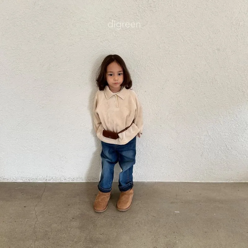 Digreen - Korean Children Fashion - #littlefashionista - Cozy Collar Tee - 8