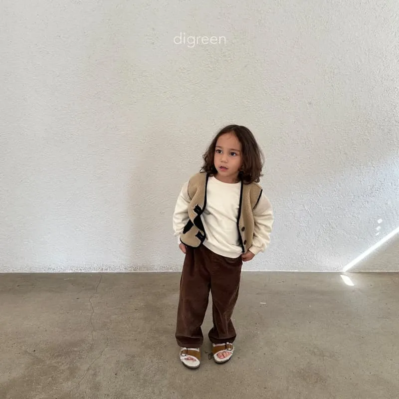 Digreen - Korean Children Fashion - #Kfashion4kids - Button Corduroy Pants - 4