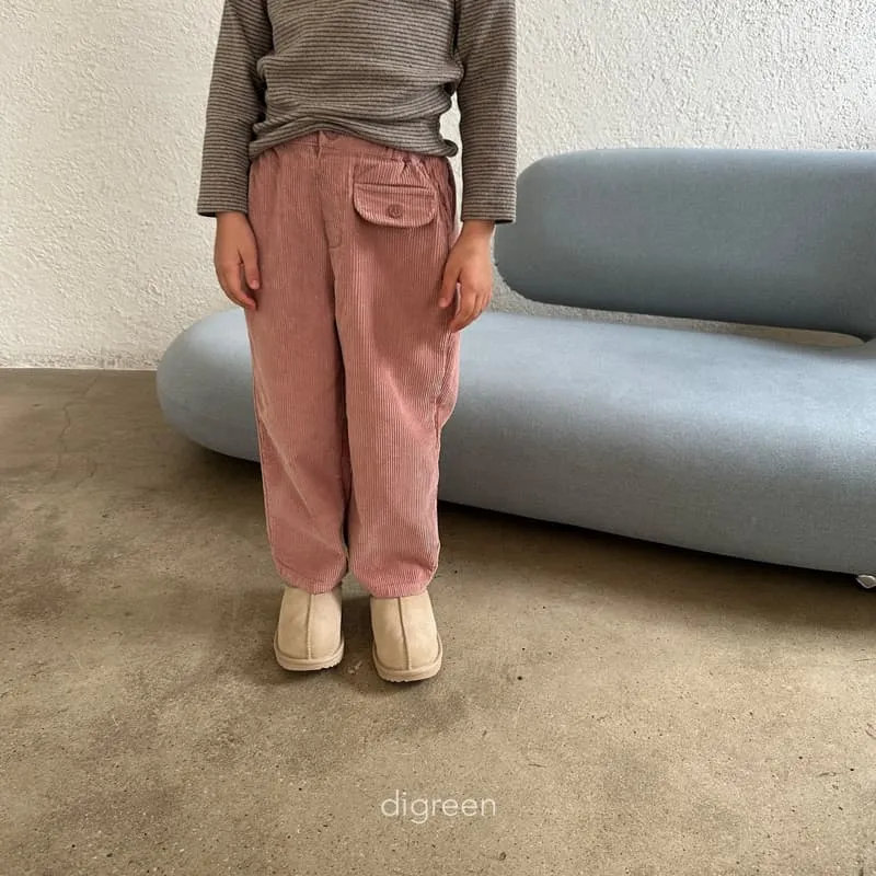 Digreen - Korean Children Fashion - #magicofchildhood - Button Corduroy Pants - 5