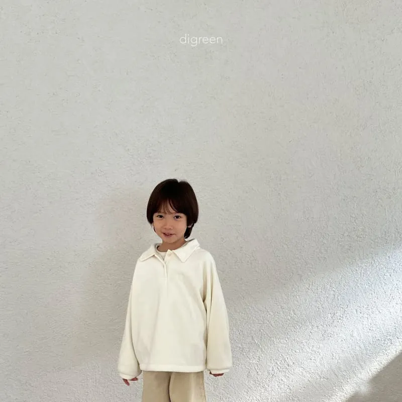 Digreen - Korean Children Fashion - #minifashionista - Cozy Collar Tee - 10