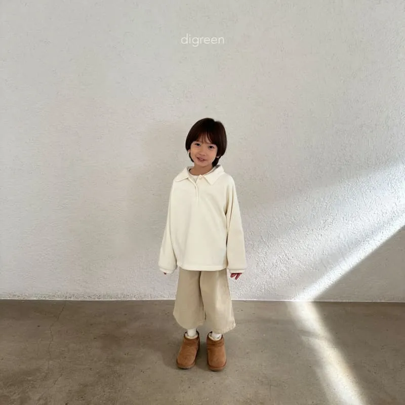 Digreen - Korean Children Fashion - #prettylittlegirls - Cozy Collar Tee - 11