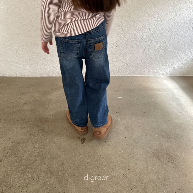 Digreen - Korean Children Fashion - #todddlerfashion - Day Denim Pants - 2