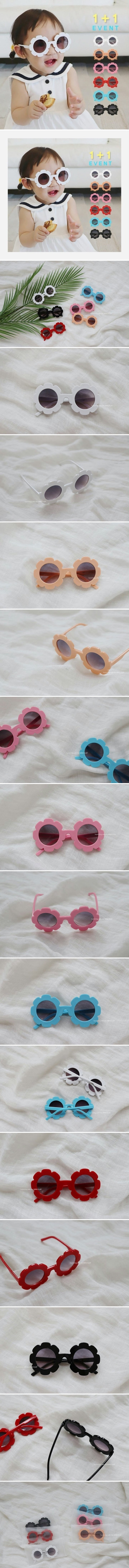 Dominico - Korean Children Fashion - #kidsstore - Flower Sunglasses