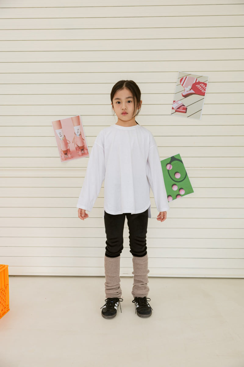 Dore Dore - Korean Children Fashion - #Kfashion4kids - Round Front Basic Tee