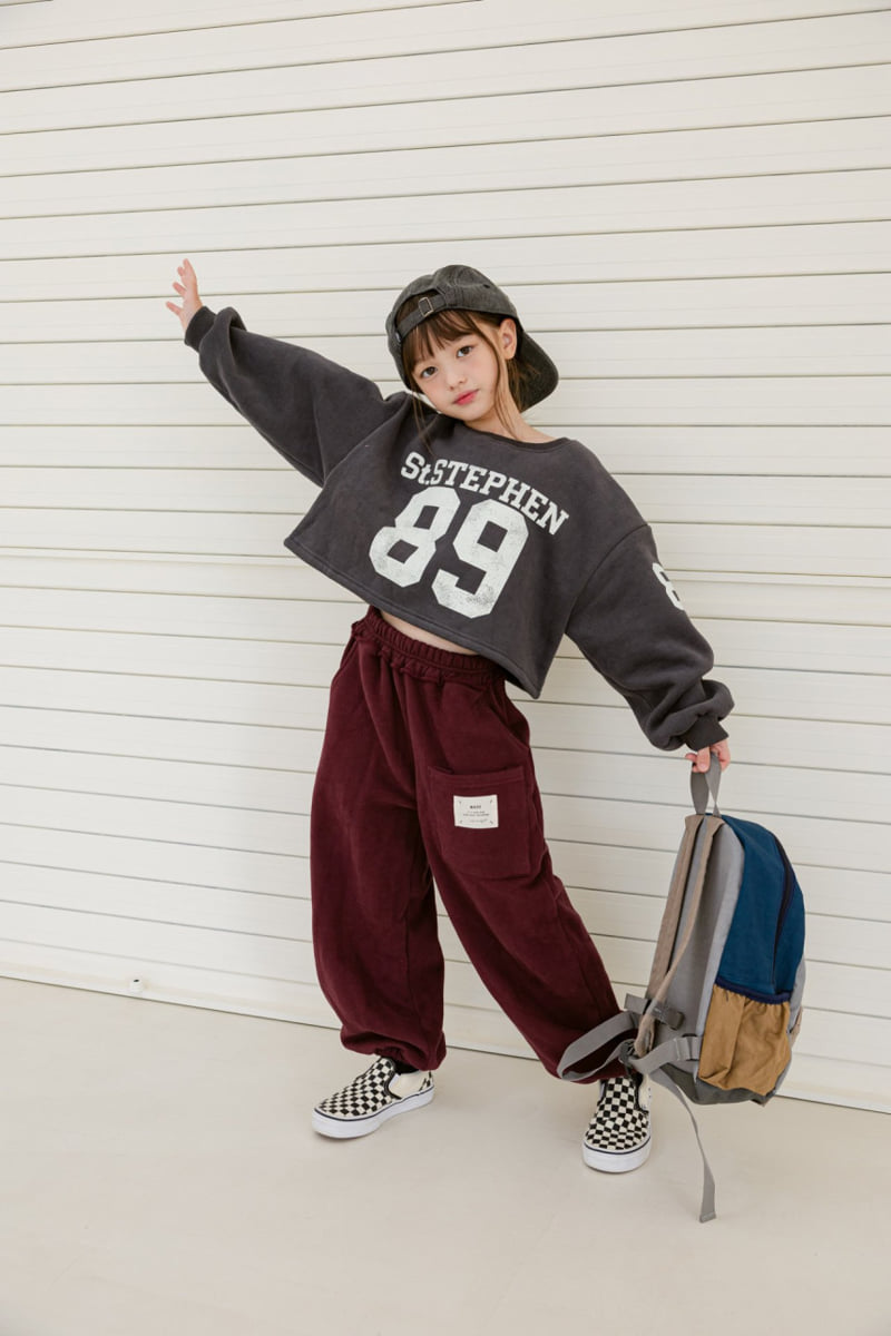 Dore Dore - Korean Children Fashion - #Kfashion4kids - 89 Brushed Crop Sweatshirt - 9