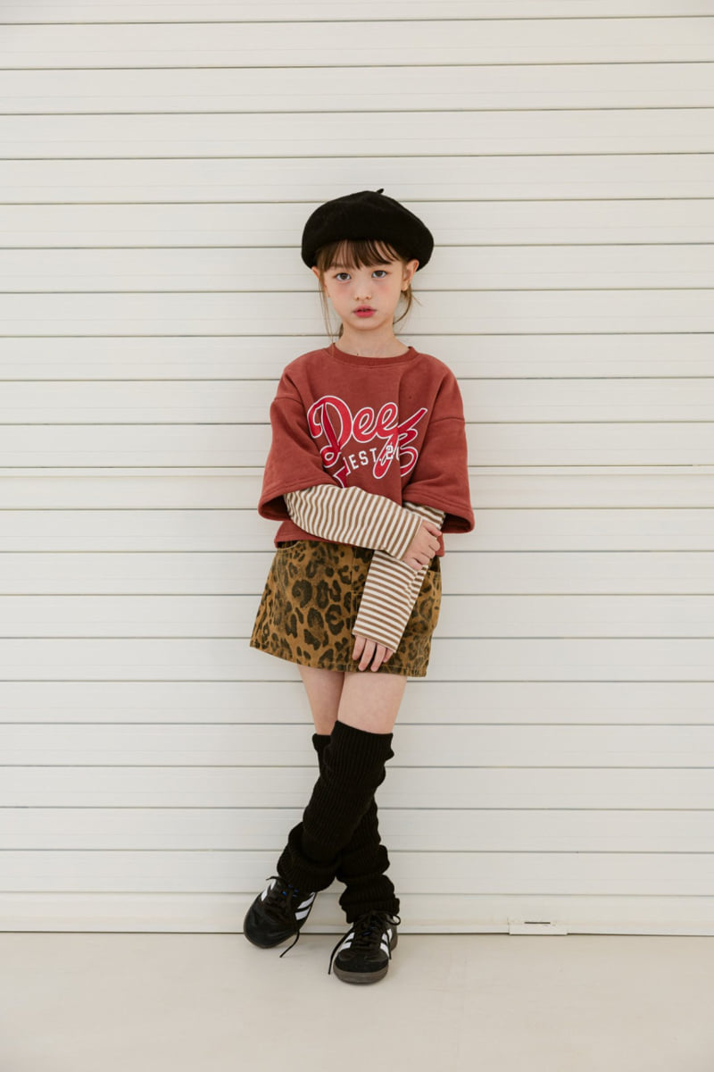 Dore Dore - Korean Children Fashion - #Kfashion4kids - Deep Fleece Crop Sweatshirt - 8