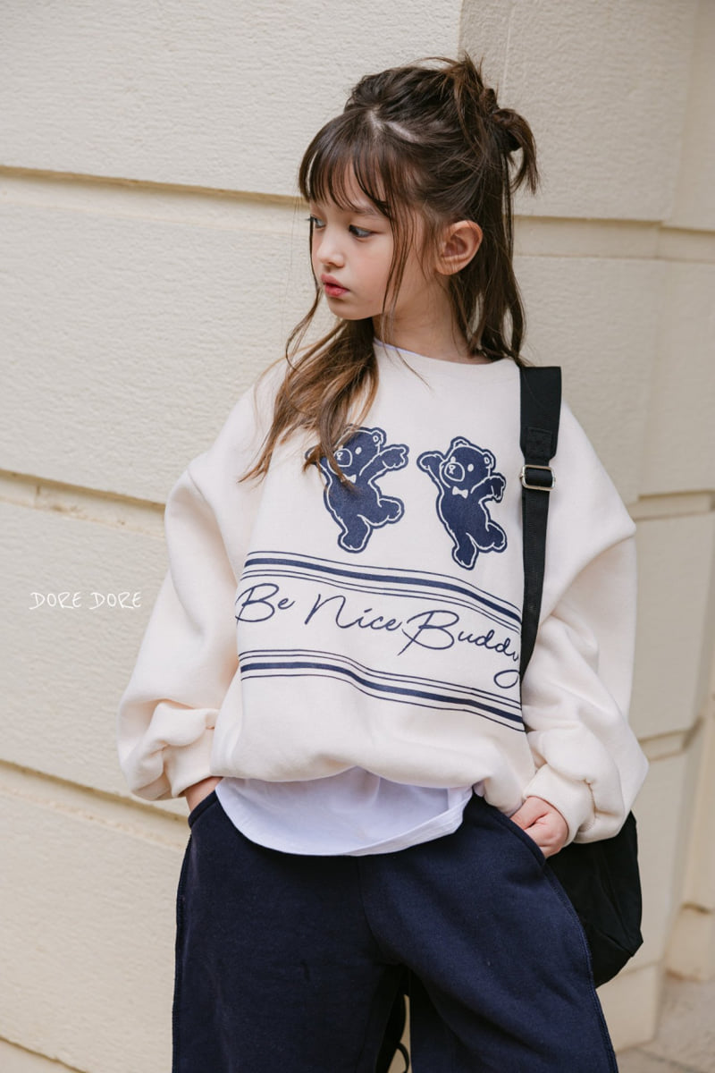 Dore Dore - Korean Children Fashion - #Kfashion4kids - Two Bears Fleece Sweatshirt